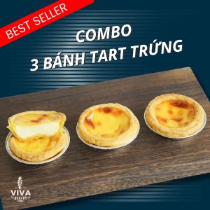 COMBO 3 BÁNH TART TRỨNG