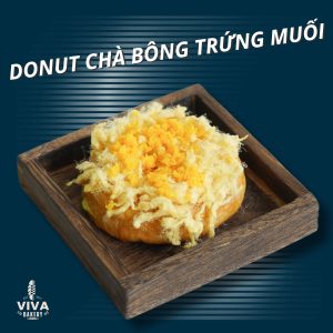 DONUT CHÀ BÔNG TRỨNG MUỐI