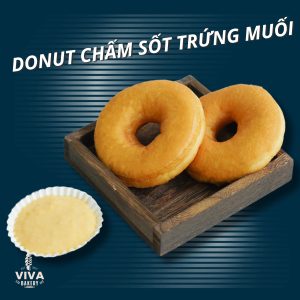 DONUT CHẤM SỐT TRỨNG MUỐI