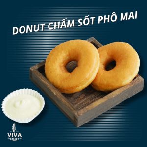 DONUT CHẤM SỐT PHÔ MAI